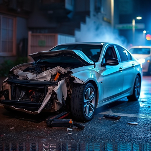 car crash damage