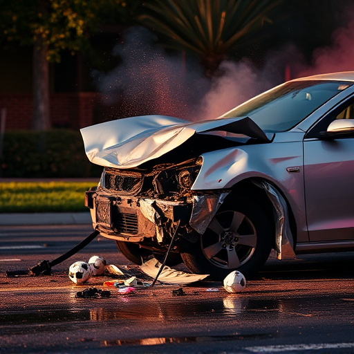 car crash damage