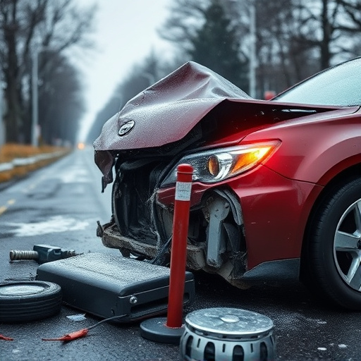 car crash damage
