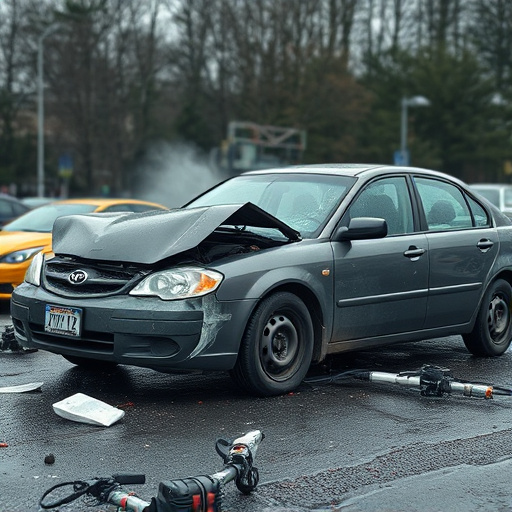 car crash damage