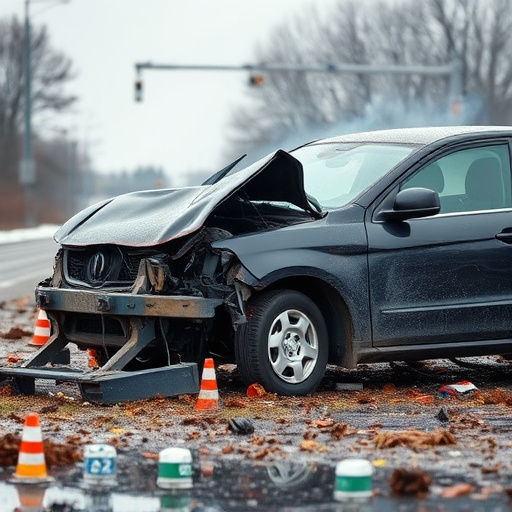car crash damage