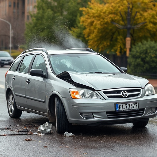 car crash damage