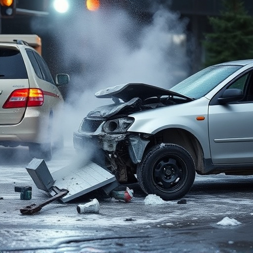 car crash damage