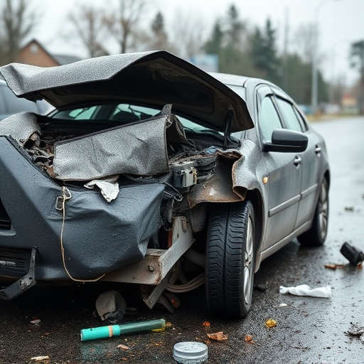 car crash damage