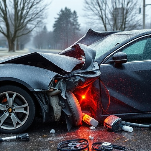 car crash damage