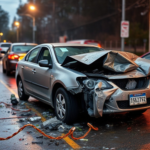 car crash damage