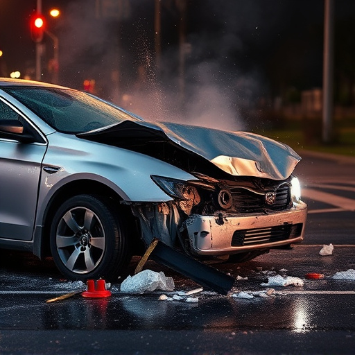 car crash damage