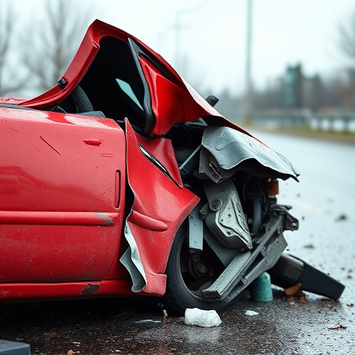 car crash damage