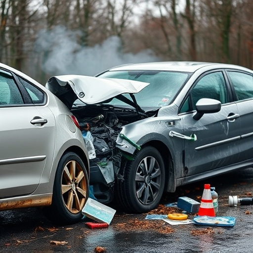 car crash damage