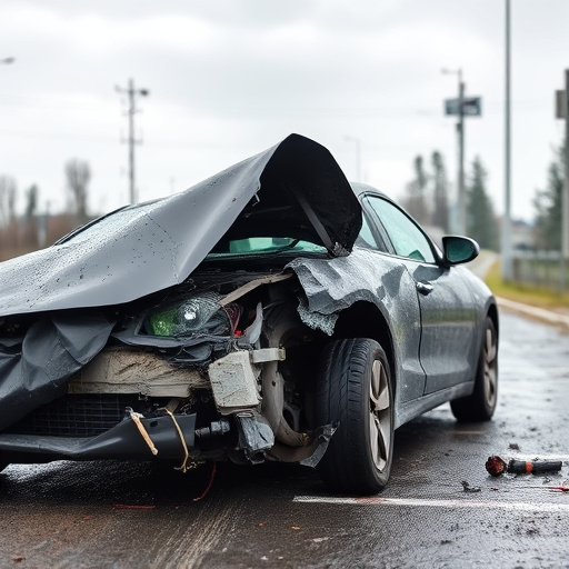 car crash damage