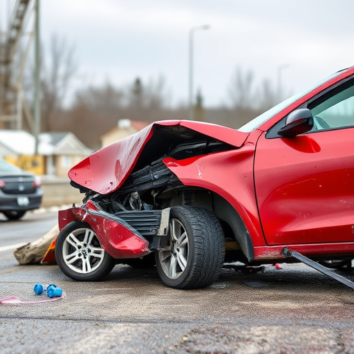 car crash damage