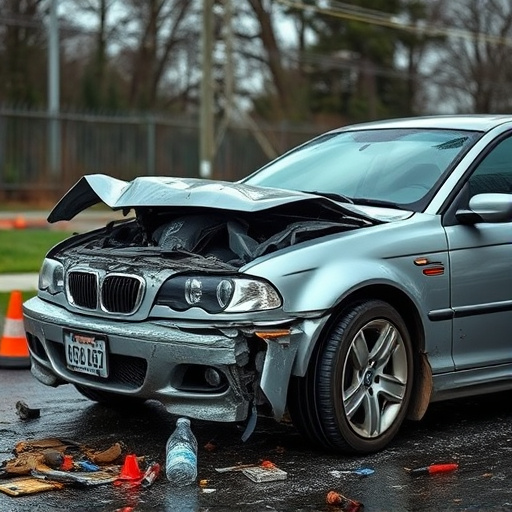 car crash damage