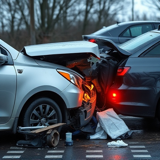 car crash damage