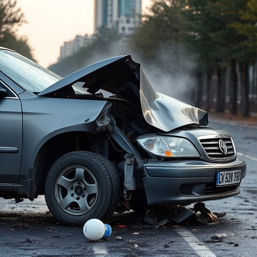 car crash damage