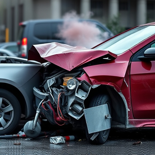 car crash damage
