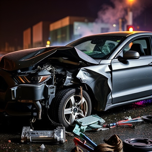 car crash damage