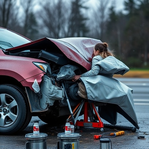 car crash damage
