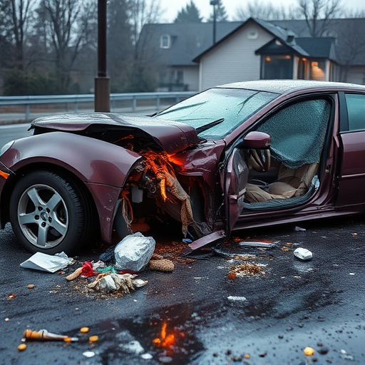 car crash damage