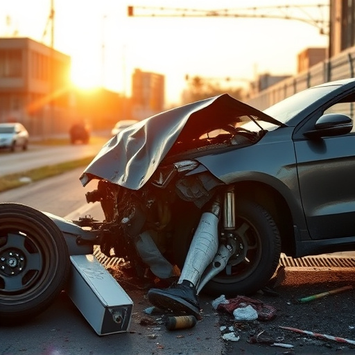 car crash damage
