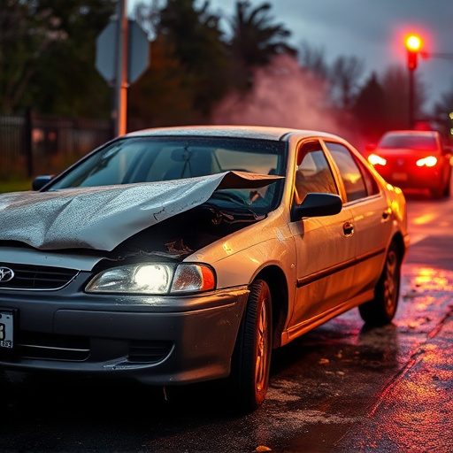 car crash damage