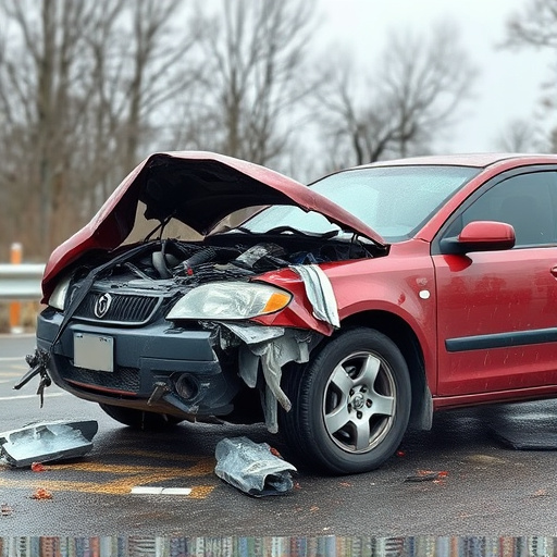 car crash damage