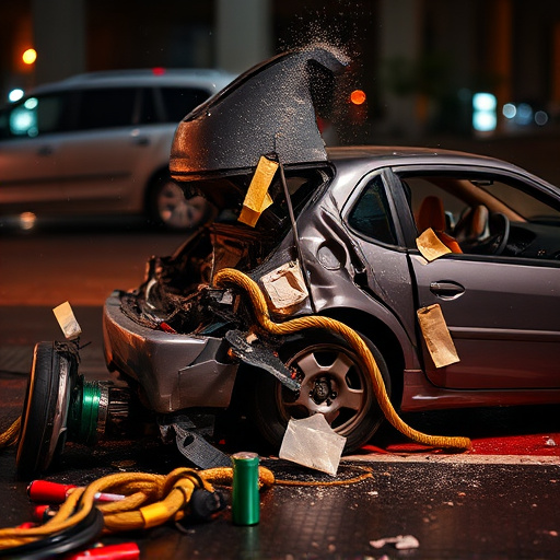 car crash damage