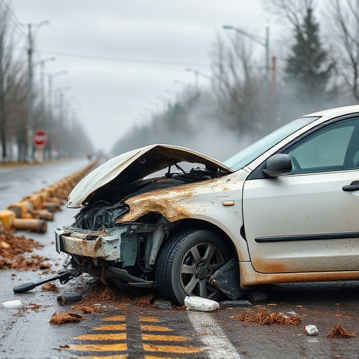 car crash damage