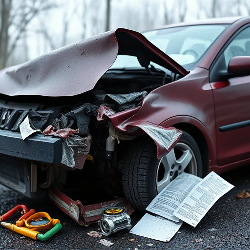 car crash damage