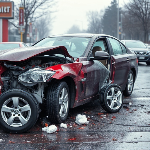 car crash damage