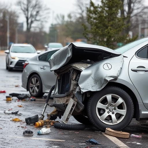 car crash damage