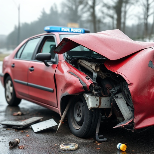 car crash damage