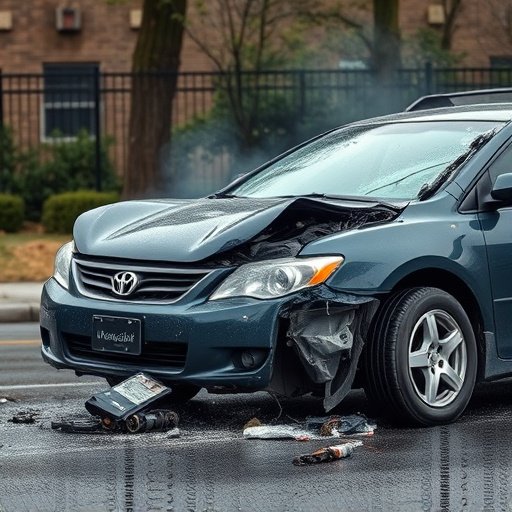car crash damage