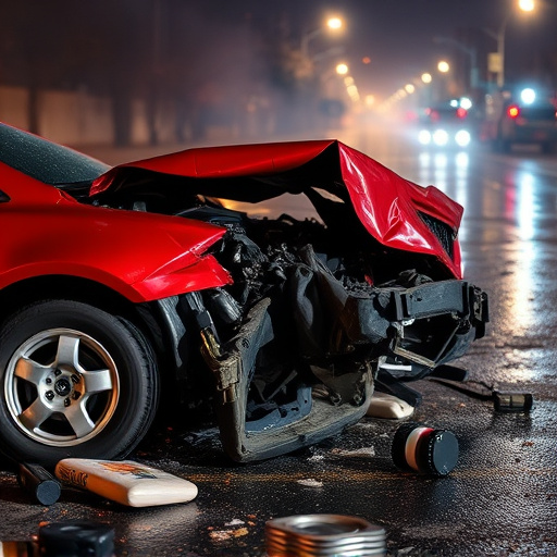 car crash damage