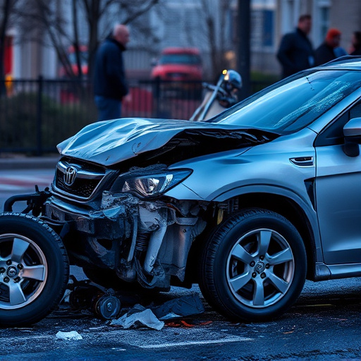 car crash damage