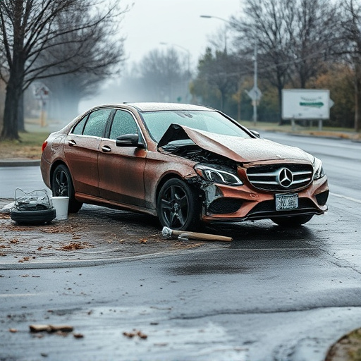 car crash damage