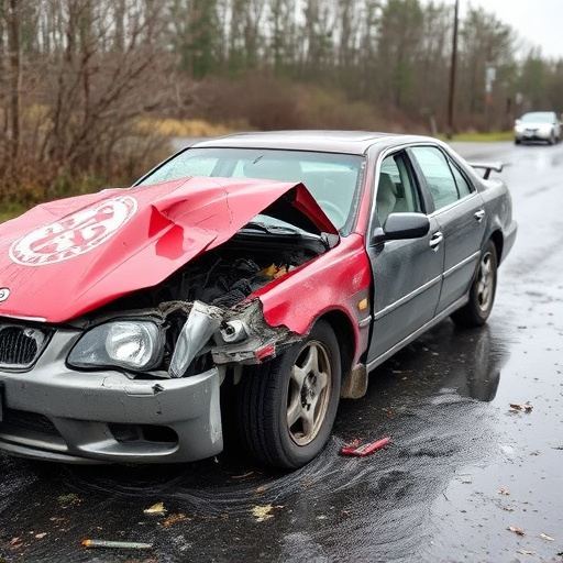 car crash damage