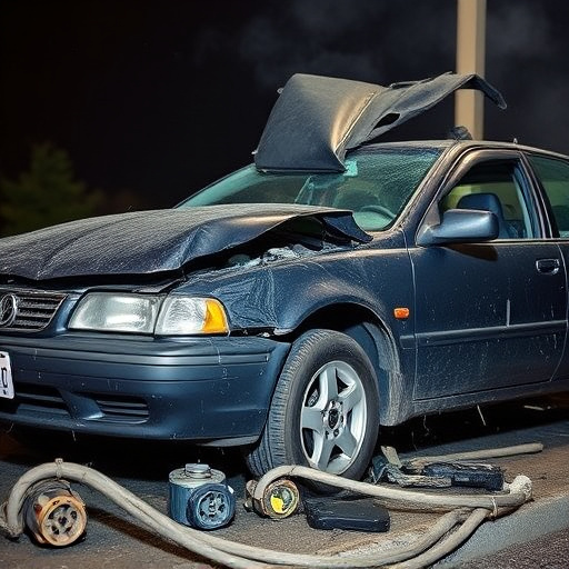 car crash damage