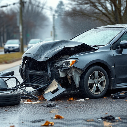 car crash damage