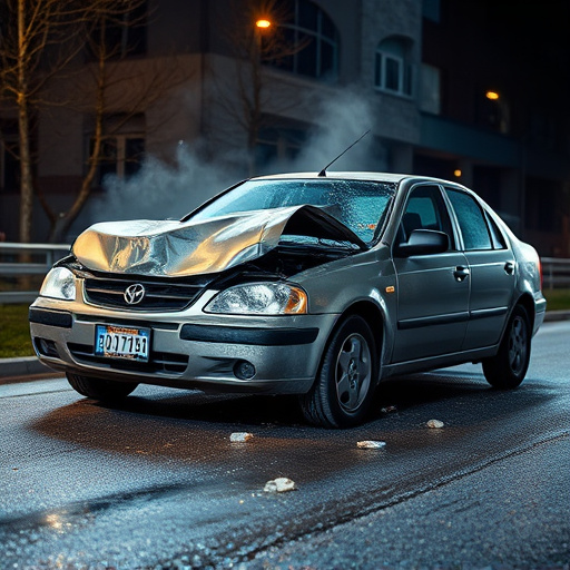 car crash damage