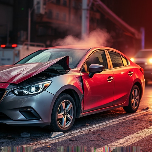 car crash damage