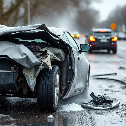 car crash damage