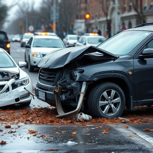 car crash damage