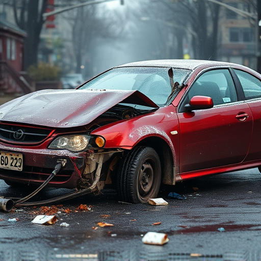 car crash damage