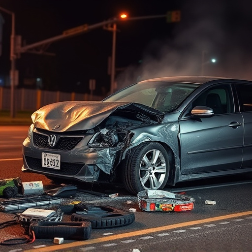car crash damage