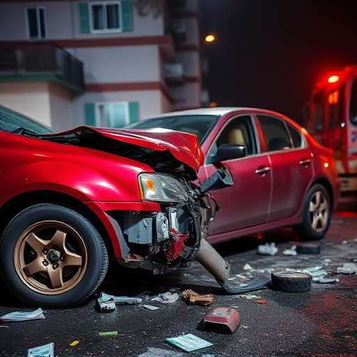 car crash damage
