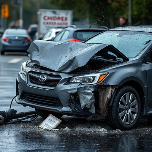 car crash damage