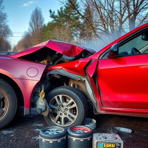 car crash damage