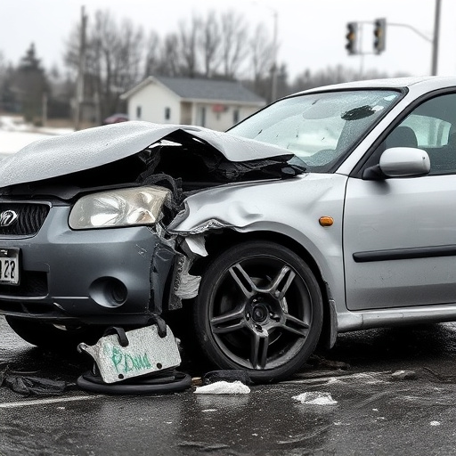 car crash damage