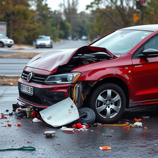 car crash damage
