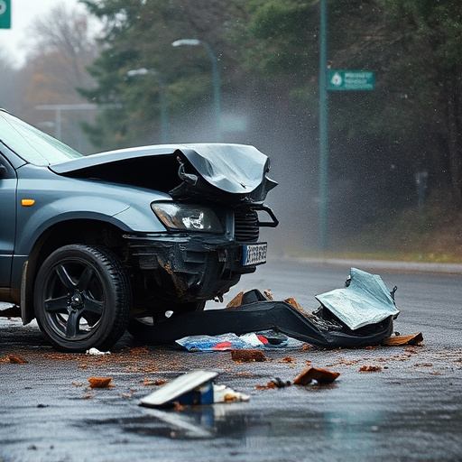 car crash damage